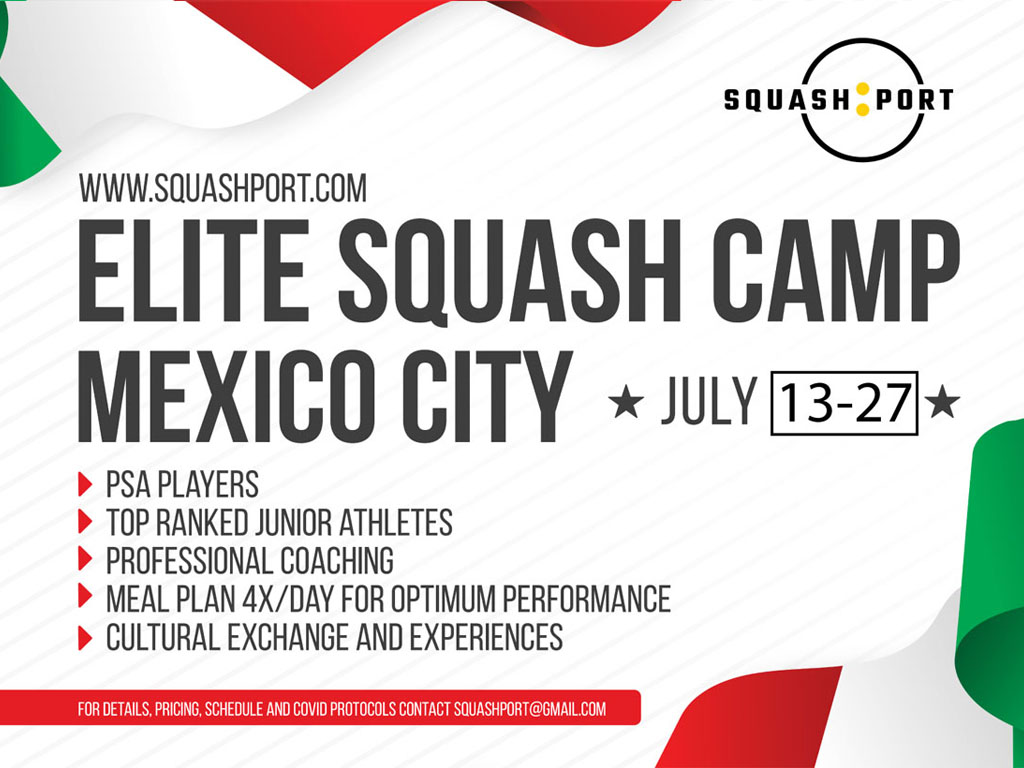 Squash Sports July Mexico camp program